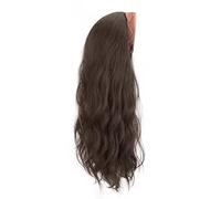 Peluca sintética rizada con diadema para mujer, extensiones de cabello largo y rizado para mujeres y niñas, herramienta de peinado