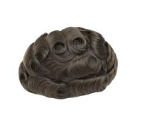 Peluca Sistemas de reemplazo cabello humano masculino 8 x 10 pulgadas, unidades fino mono NPU