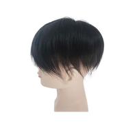 Peluca Sistemas de reemplazo hombres base mono soldada fina con peluquín cabello humano(14x20cm)
