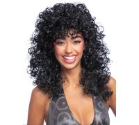 Peluca Smiffys Adulto Boogie Babe Rizos 60s 70s 80s Disfraz De Época
