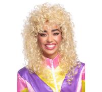 Peluca Smiffys Adulto Boogie Babe Rizos 60s 70s 80s Disfraz De Época