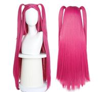 Peluca Trenzada Morada Larga Para Mujeres, Fiesta De Vestuario De Cosplay De Niñas, Cabello Sintético Con Aspecto Natural Y Ajuste Cómodo A
