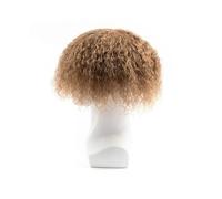 Peluca Unidad de sistema cabello humano, peluquín encaje completo for hombres, prótesis masculino transpirable y rizado 15mm