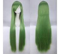 Peluca universal para cosplay de 100 cm, color largo, pelo recto, cos, anime, alta temperatura, 099, color: rosa red 083 [1 metro]