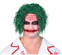 Peluca Verde Payaso en caja
