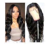 Pelucas 12-30 cms pelucas de cabello humano frente de encaje ondulado del cuerpo para mujeres negras peluca frontal de encaje 13x4 onda brasileña con cierre de encaje peluca 4x4 peluca de encaje
