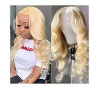 Pelucas 13x4 13x6 Frente de encaje Pelucas for el cabello humano de la onda larga 8-32 pulgadas Rubia Rubia Preparada sin cola 4x4 Peluca de cierre Peluca larga 150% Densidad Cabello Natural(150 13x6F