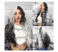 Pelucas Cabello Natural resistente al calor Pelucas De Mujer púrpura cuerpo ondulado pelucas sintéticas for mujeres largo Cosplay fiesta peluca colorida Peluca de cosplay (Color : TB2020009-1)