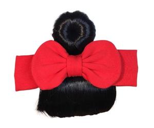 Pelucas Con Flequillo Y Lazo Para Bebé,Postizo Capilar Con Fleco Para Niños Pequeños | Accesorios Capilares Transpirables Para Fiestas Celebraciones Y Eventos