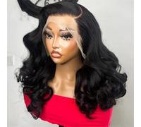 Pelucas Cortas Onduladas Del Cuerpo 13X4 5X1 T Malla Con División Frontal Peluca De Cabello Humano Prearrancada Onda De Agua 4X4 5X5 Pelucas Con Cierre Sin Pegamento