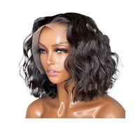 Pelucas CORTE BOB 5X5 Peluca delantera de encaje 13x6 Encaje Frontal Pelucas Humanas Pelucas de Pelucas Remy Remy Pelo Brasileño Peluca de encaje de onda corta 150% / 180% / 200% Densidad Cabello Natu