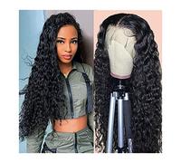 Pelucas de 12-30 pulgadas de onda de agua peluca con malla frontal Cabello humano para mujeres peluca frontal de encaje rizado brasileño peluca con cierre de encaje Remy Hair 13x4x1 Peluca para mujer