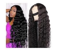 Pelucas de 12-32 pulgadas pelucas de cabello humano con frente de onda profunda suelta para mujeres 13x4 peluca frontal de encaje 180% denso peruano rizado cierre de encaje peluca 4x4 peluca de encaje