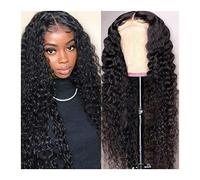 Pelucas de 14-30 pulgadas pelucas de cabello humano con frente de encaje de onda profunda para mujeres 13x4 peluca frontal de encaje rizado peruano con cierre de encaje peluca 4x4 peluca de mujer