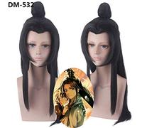 Pelucas de anime Tian Guan Ci Fu Xie Lian Peluca de cosplay Pelo largo y sintético Cosplay Traje de fiesta Peluca + Tapa de peluca DM532 taiziyueshen