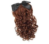 Pelucas De Caballo Peluca Rizada Fibra Resistente A Altas Temperaturas Suave Adecuada Para Fiestas Y Trabajo Pelucas Delanteras Encaje Transpirables Para Mujeres Negras