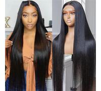 Pelucas De Cabello Humano Con Encaje Frontal HD, Peluca Con Malla Frontal Recta De 13X4, Pelucas Con Encaje Frontal HD Transparente De 13X6 Para Mujer, Pelucas Con Cierre De Encaje 5X5