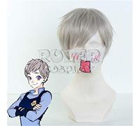 Pelucas de Cosplay de pelo sintético corto de alta temperatura para hombres Gris Zootopia Conejo Conejito Judy Hopps KUZZ5819