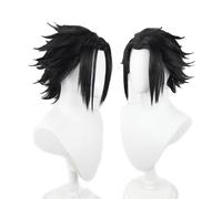 Pelucas de Cosplay,Pelucas de Fiesta,Pelucas de Di Peluca corta negra for fiesta, disfraz de Halloween, accesorio for peinar
