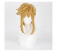 Pelucas de Cosplay,Pelucas de Fiesta,Pelucas de Di Pelucas de cosplay de Link de Legend of Zelda Breath of the Wild, pelucas doradas for fiesta