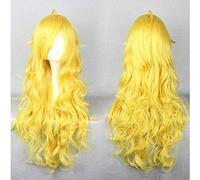 Pelucas de cosplay RWBY Yang Xiao Long Yellow WIG-011D Cosplay Pelucas de anime de pelo largo amarillo