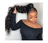 Pelucas de encaje ondulado 10-30 pulgadas peluca de encaje ondulado profundo suelto sin pegamento 360 peluca frontal de encaje prepucked 360 peluca de encaje completo Remy Hair brasileño peluca de