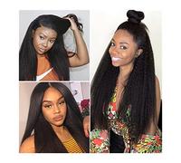 Pelucas de encaje ondulado 8-30 pulgadas brasileño rizado peluca frontal de encaje recto 150% densidad medio marrón peluca de encaje 360 peluca frontal de encaje sin pegamento pelucas de cabello