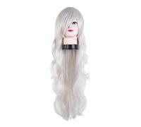 Pelucas de encaje ondulado Peluca de Halloween resistente al pelo largo y rizado Carnaval Ball Cosplay Hairpiece Pelucas de pelo sintético natural(06)