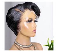 Pelucas de encaje ondulado Peluca de pelo humano recta 13x1 Hd Pelucas frontales de encaje transparentes for mujer parte de encaje pelucas Pelucas de pelo sintético natural