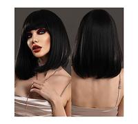 Pelucas de encaje ondulado Peluca de pelo sintético Natural, peluca de moda con flequillo, fibra resistente al calor, peluca rubia degradada for mujer, fiesta diaria, esponjosa Pelucas de pelo sintéti