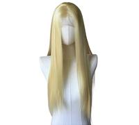 Pelucas de encaje transparente HD de 30 pulgadas 13 * 4, pelucas delanteras de encaje rectas rubias brillantes, peluca de aspecto Natural for mujeres uso diario Cosplay