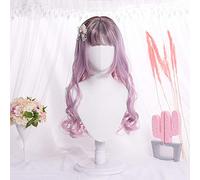 Pelucas de moda de dibujos animados Mujeres Cabello Chica Kawaii Lolita Peluca de cosplay Peluca sintética a prueba de calor Peluca de fiesta de carnaval de Halloween Peluca de cosplay