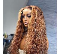 pelucas de mujer pelucas de reemplazo de cabello Peluca delantera de encaje rizado de color puro rubio Onda profunda 13x4 HD Pelucas de cabello humano frontal de encaje 8-28 pulgadas Cabello Remy bras