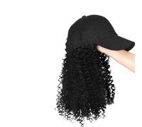 Pelucas de pelo sintético con gorras ajustables, rizos en espiral ajustados para mujer, ligeras y transpirables, fibras afro