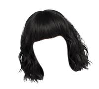 Pelucas de pelo sintético para uso diario, resistentes al calor, aspecto natural, frente natural, multiusos, pelo sintético