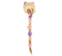 Pelucas de Princesa Rapunzel Accesorio, Niña Princesa Peluca Trenzas, Peluca infantil rubia, talla única, para la Fiesta de Cumpleaños, Cosplay, Carnaval, Fiesta Temática