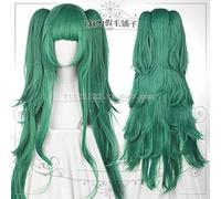 Pelucas del cuerpo de 120cm Emblema de fuego ThreeHouses Hairwear Sothis Green Long Curls Cosplay Hair 100cm Chip Ponytails Halloween Role Play CHINA Green