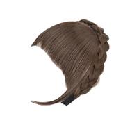 Pelucas delanteras de encaje transpirable con flecos de aspecto natural para una transformación rápida del peinado profesional de la oficina mujer Fringe pelucas