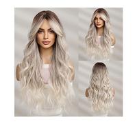 Pelucas Envío muy barato pelo ondulado peluca roja peluca larga con flequillo natural Cosplay fiesta pelucas for mujeres gratis Peluca de mujer(Color:LC2102-1)