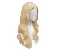 Pelucas frontales de encaje 13X4 para mujer, peluca ondulada sin cola | Pelo rubio para principiantes, línea de pelo realista, suave y de alta definición