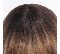 Pelucas Largas De Color Marrón Para Mujer, Pelucas Onduladas De 56 Cm Con Flequillo, Fibra Sintética De Aspecto Natural Resistente Al Calor, Ideales Para Uso Diario O Fiestas.