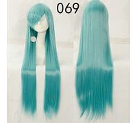 Pelucas largas y rectas de 100 cm de 39 pulgadas para mujer, pelucas de cosplay de anime, uso general, blanco, morado, naranja, rosa, Cosplay, pelucas comunes + pelucas, talla única, peluca larga y