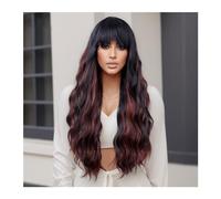 Pelucas Moda nuevo diario pelo largo y rizado conjunto de cabeza completa peluca mujer pelo largo temperamento esponjoso conjunto de peluca rizada grande Peluca de mujer(BBW9014-4)