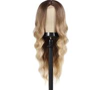 Pelucas Muje Peluca Suave Pelucas Onduladas Pelucas Onduladas Largas De Sección Media Pelucas Sintéticas Resistentes Al Calor Para Uso Diario Pelucas Peluca Pelo Natural (Color : C, Size : 26in)