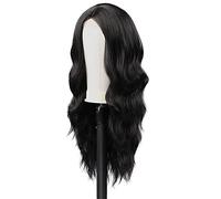 Pelucas Muje Peluca Suave Pelucas Onduladas Pelucas Onduladas Largas De Sección Media Pelucas Sintéticas Resistentes Al Calor Para Uso Diario Pelucas Peluca Pelo Natural (Color : B, Size : 26in)