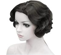 Pelucas Muje Peluca Suave Pelucas Pelucas Cortas Pelucas Bob Pelucas De Pelo Rizado Pelucas Sintéticas Resistentes Al Calor Adecuadas Para Ropa De Cosplay Peluca Pelo Natural