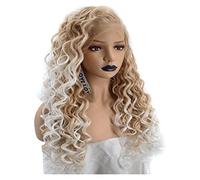 Pelucas Muje Pelucas Para Mujeres Pelucas Sintéticas Rubio Largo Ondulado Gradiente De Color Mezclado Con Flequillo De Aire Esponjoso Luz Peluca Pelo Natural