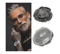 Pelucas para hombre, Peluquín de cabello humano, peluca for hombre de piel fina de Pu, prótesis de cabello, peluquín for hombres, sistema de reemplazo de cabello europeo, piezas de cabello Remy,Peluc