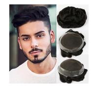 Pelucas para hombre, Peluquín de pelo for hombres, pelucas de encaje francés alrededor de prótesis for hombres, sistema de reemplazo de cabello, postizo puro hecho a mano for pelucas masculinas,Peluc