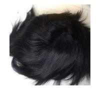 Pelucas para hombre realistas Replacement Toupee Men 0.12mm Thickness Durable Injection Wigs For Men 100% Human Hair System Unit Capillary Prosthesis Pedazo de pelo para hombre(Darkest Brown,7x9)